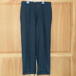 Gorgeous charcoal grey wool dress pants